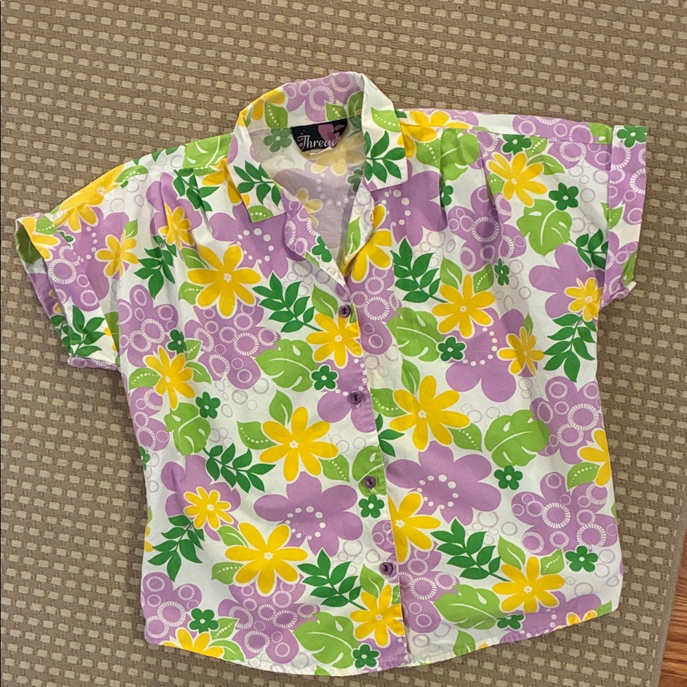 Vintage floral blouse
